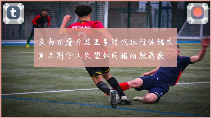 交易东詹开启里皇时代独行侠错失里夫斯令人失望如同猪狗般愚蠢